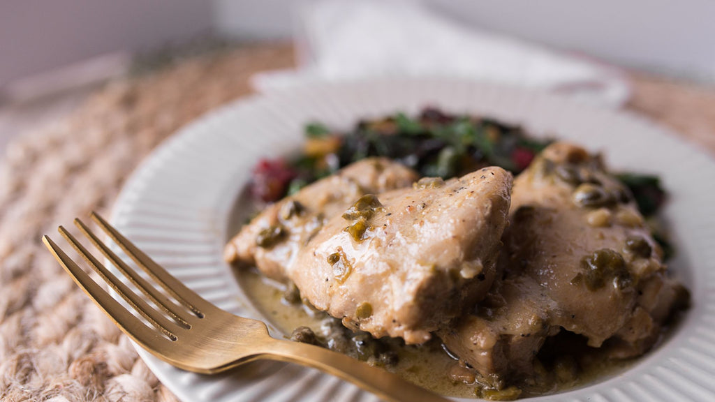 Keto Chicken Piccata {Low-Carb, Gluten-Free}