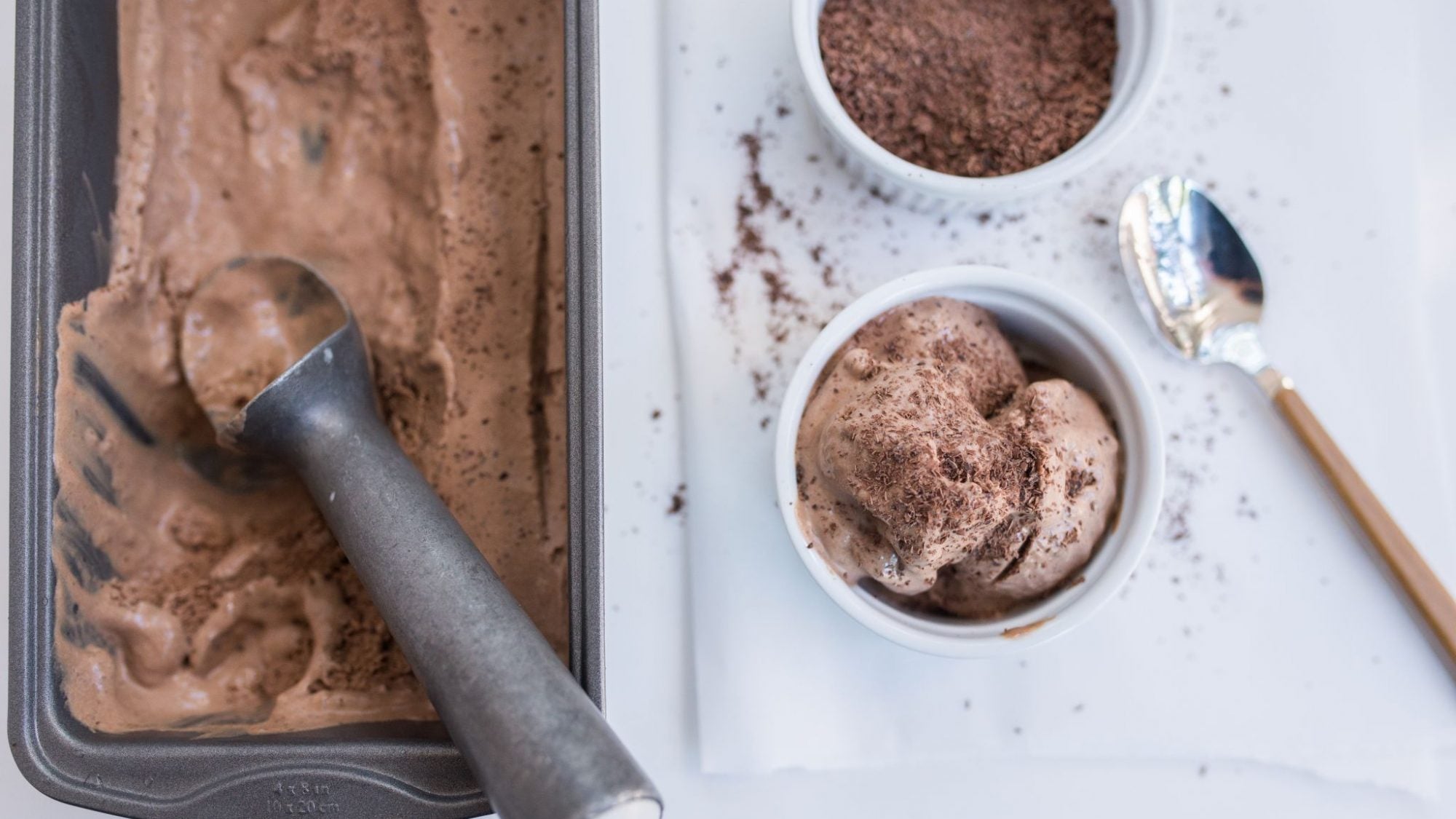 Keto Chocolate Ice Cream {No Added Sugar}