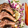 Keto Pork Ribs with Asian Slaw