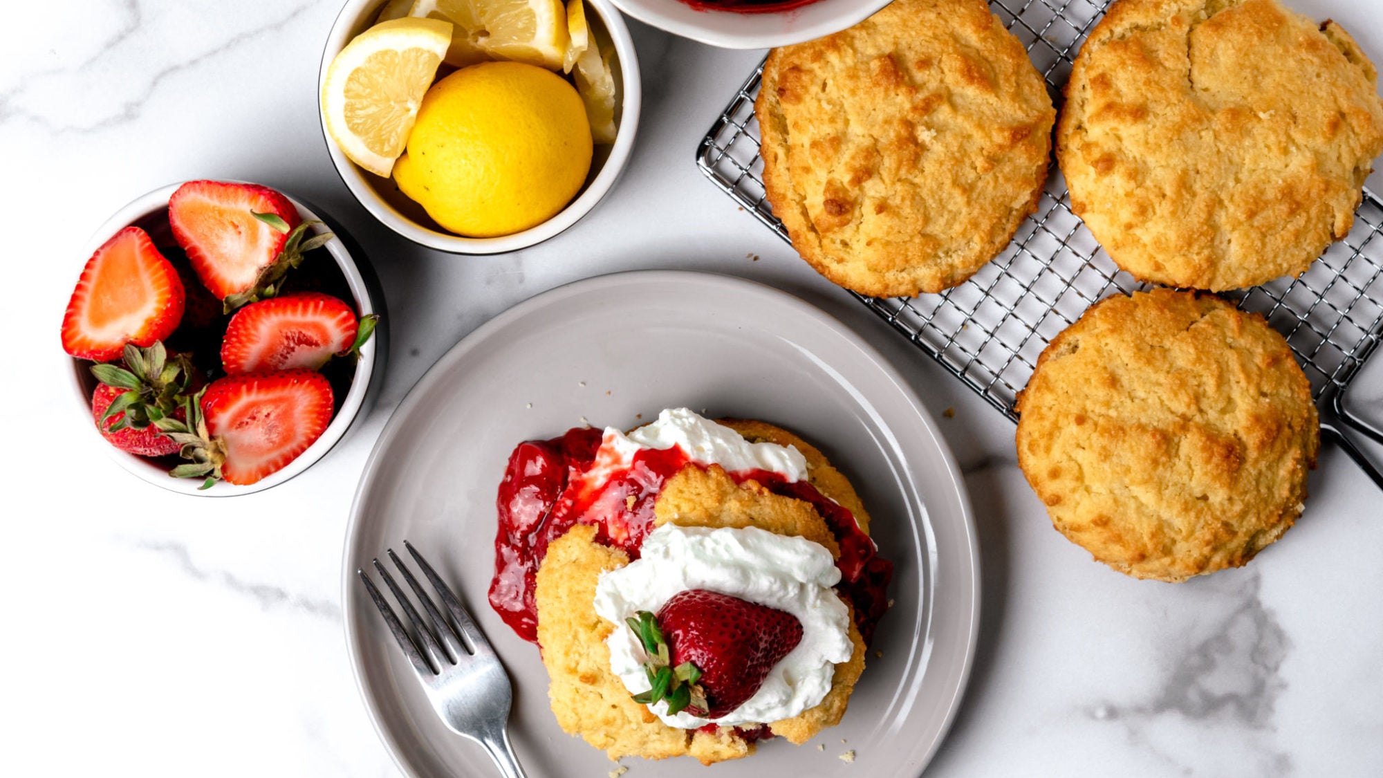 Keto Strawberry Shortcake {Low-Carb, Gluten-Free}