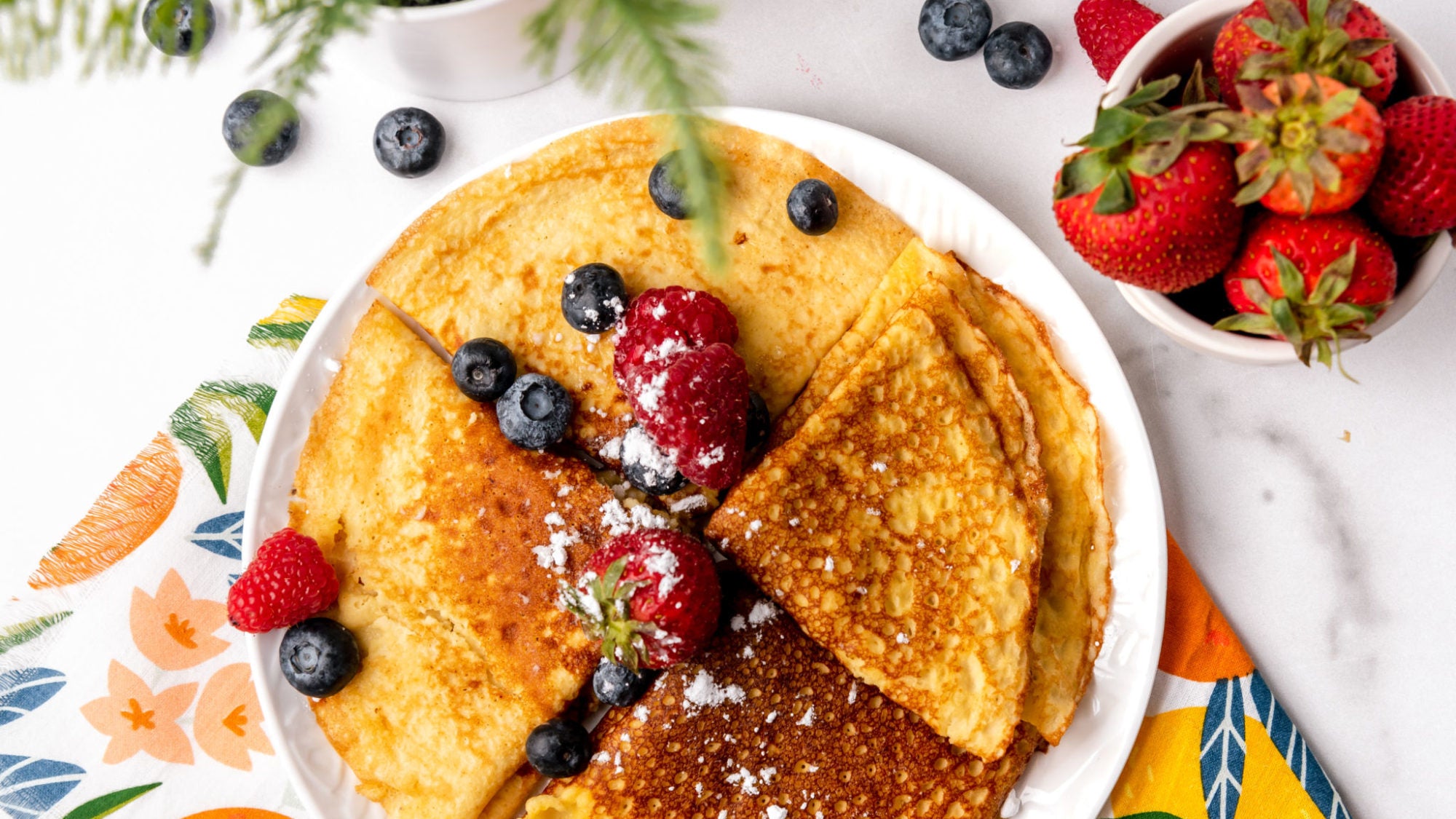 Cream Cheese Keto Crepes