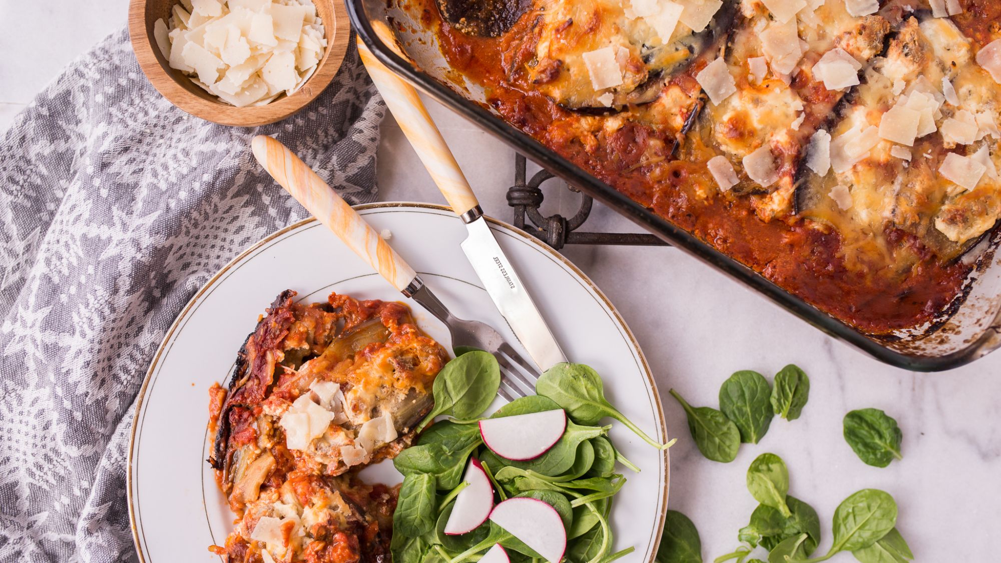 Keto Eggplant Lasagna {Low-Carb, Gluten-Free}