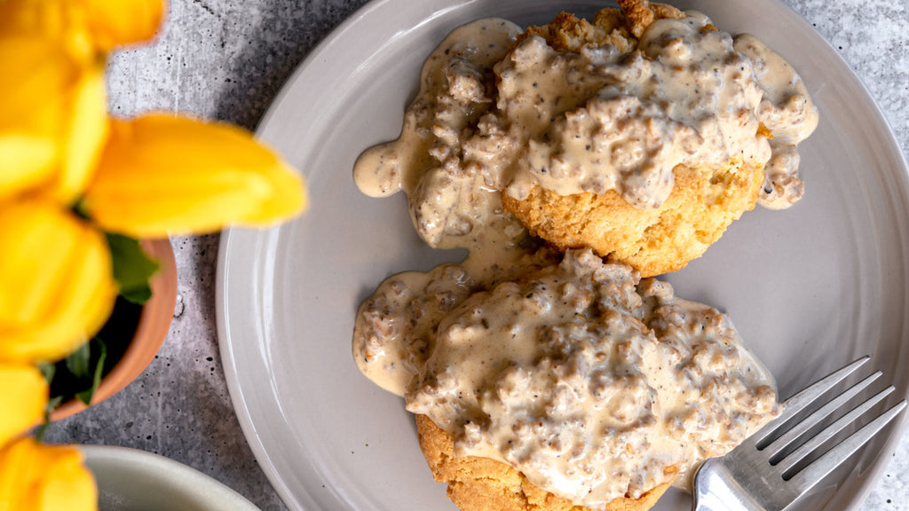 Keto Biscuits and Gravy