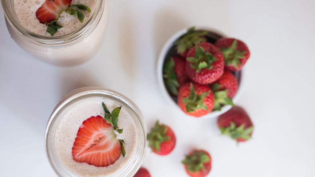 Strawberry Banana Keto Smoothie