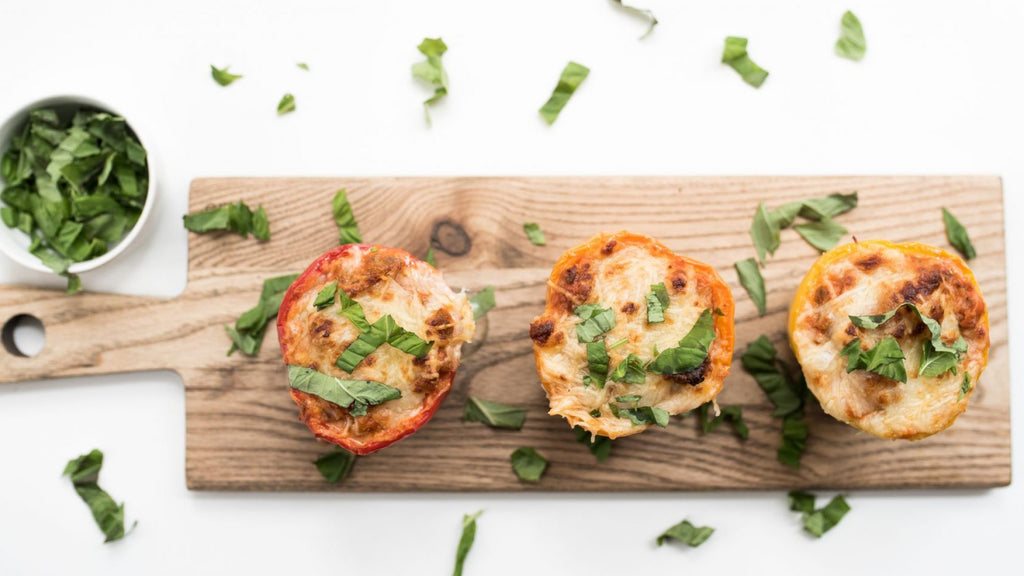 Italian Keto Stuffed Peppers {Low-Carb and Gluten-Free}