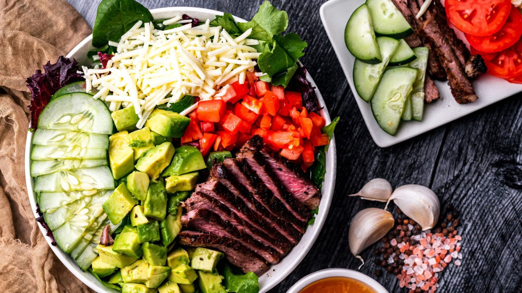 Steak and Avocado Keto Salad