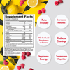 nutrition label for Raspberry Lemonade