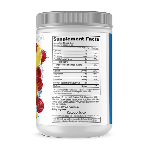 KetoEnergy BHB + Caffeine (30 Servings)