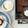 Fudgy Keto Brownies with Whipped Cream {Decadent and Guilt-Free}