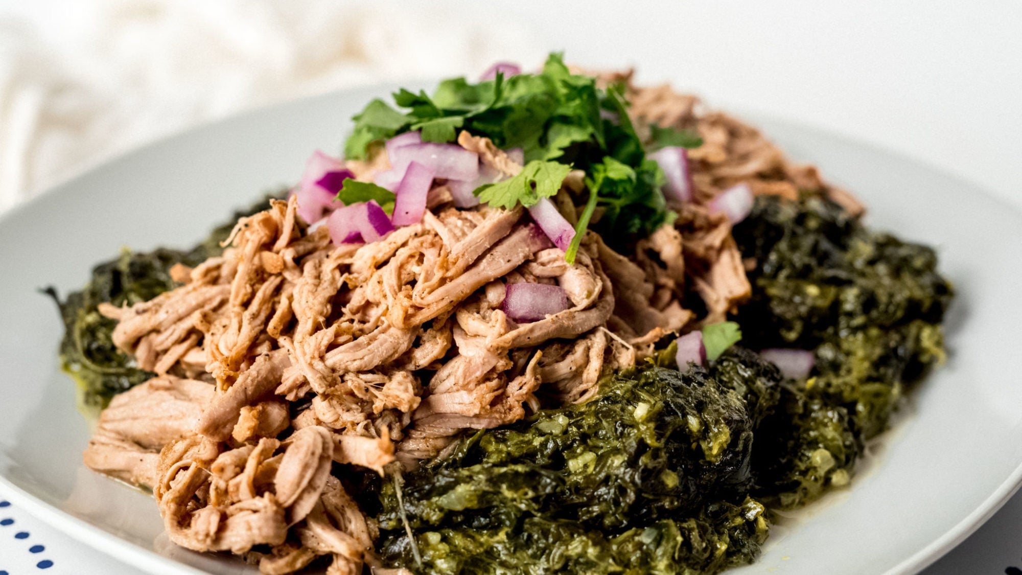 Keto Pulled Pork with Creamed Spinach