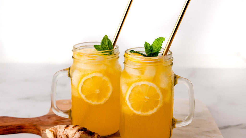 Fresh Ginger Keto Lemonade