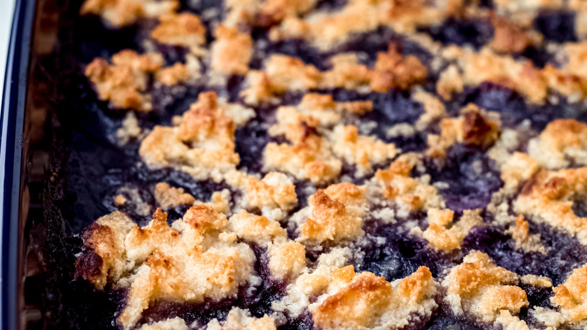 Keto Blueberry Cobbler {Low-Carb and Gluten-Free}