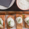 Pan-Seared Salmon with Lemon Dill Sauce {Low-Carb and Gluten-Free}