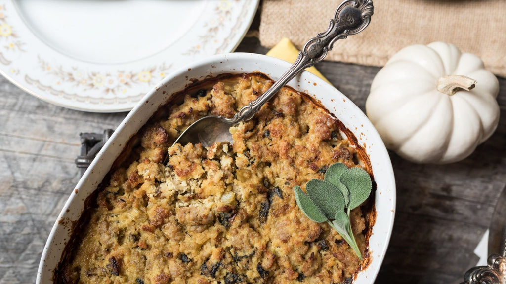 Sausage Keto Stuffing {Low-Carb and Gluten-Free}