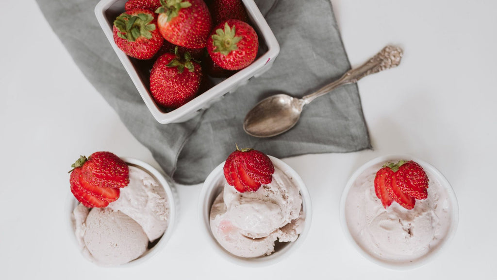 Soft-Serve Strawberry Keto Ice Cream {Low-Carb}