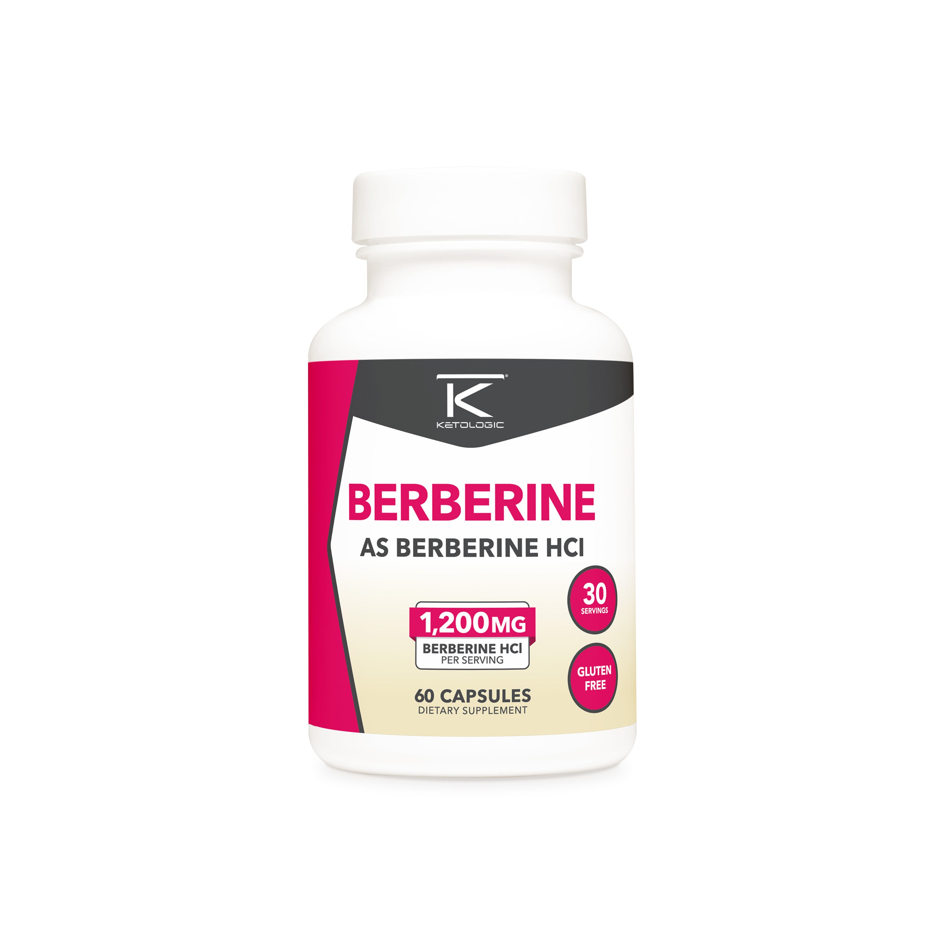 Berberine HCL 1200mg 60 caps โ KetoLogic