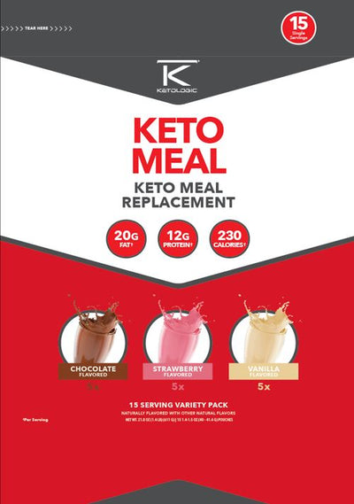 KetoMeal Variety Pak (15 servings)